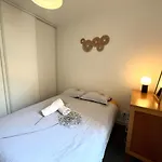 T3 4pers Quartier Michelet Et Facultes Avec Parking 公寓