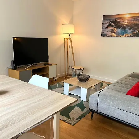 Apartment T3 4pers Quartier Michelet Et Facultes Avec Parking Nantes