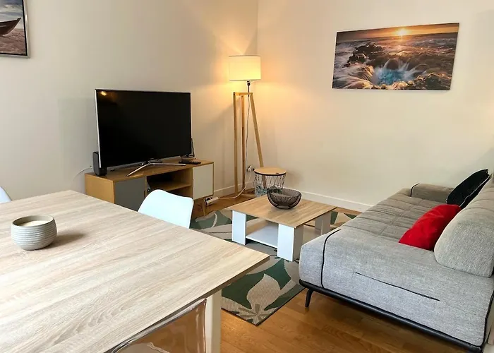 Apartment T3 4pers Quartier Michelet Et Facultes Avec Parking Nantes